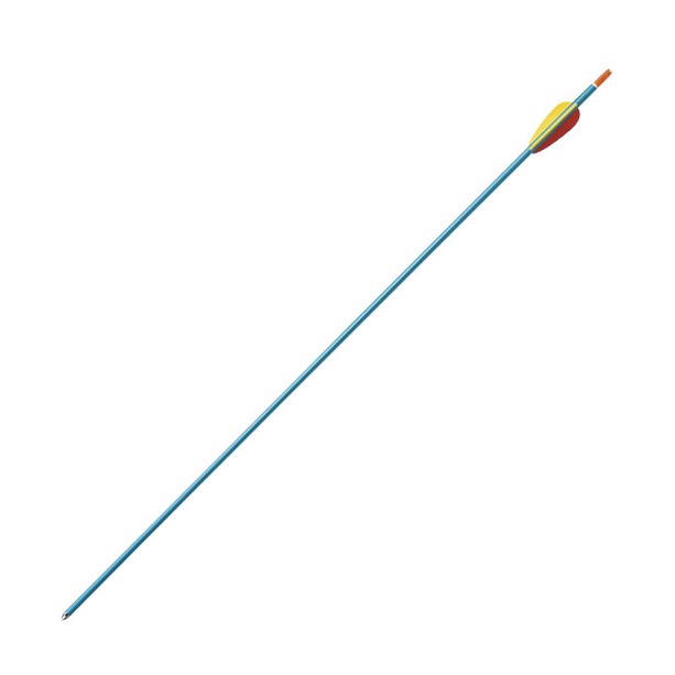 Blå Sportspil  i aluminium – længde 76 cm