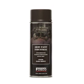 Spraymaling i farven mørkebrun