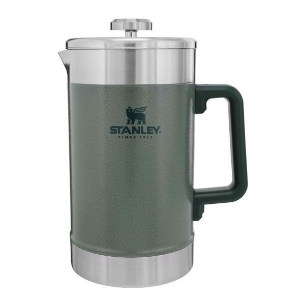 Stanley Stay Hot French Press Stempelkande, 1,4 liter i farven Hammertone Green