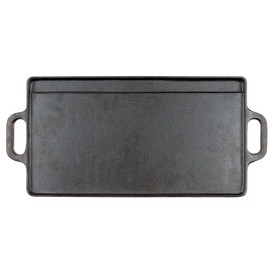 Stegeflade på grillpladen