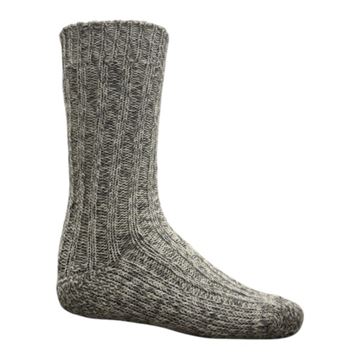 Strikkede Militærsokker, Dansk Forsvar, Grå, Ubrugt, Str. 37-39