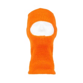 Strikket elefanthue i orange 