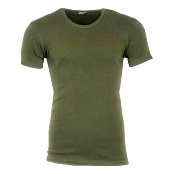 T-shirt, Dansk Militær, Grøn, Ubrugt