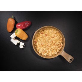 Tactical Foodpack, Middelhavs Morgenmad med Kikærter og Æg, 436 Kcal, set tilberedt