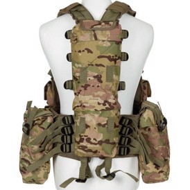 Tactical Kampvest set i farven Operation Camo bagfra