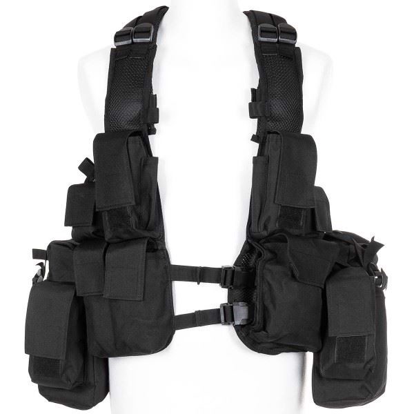 Tactical Kampvest set i farven sort