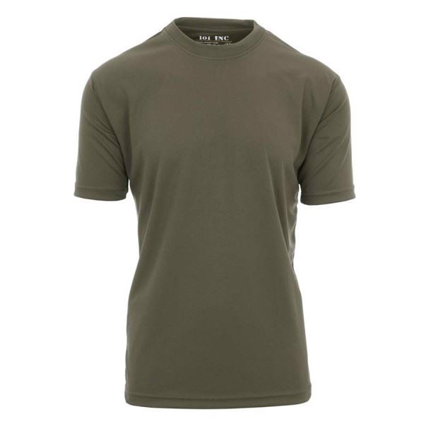 101 INC Tactical T-shirt Quick Dry i farven Oliven