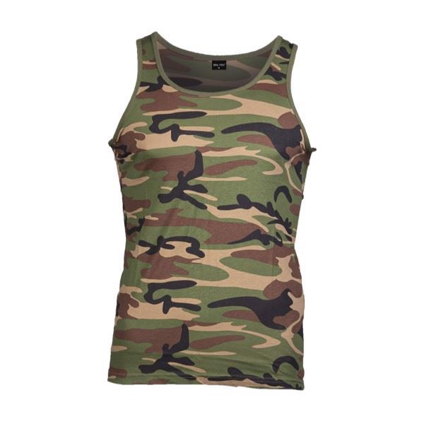 Tank top i woodland camouflage