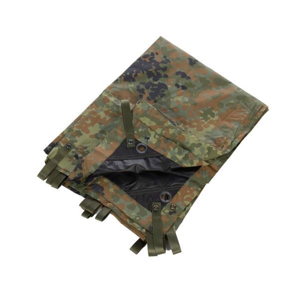 Teltflage 280 x 190 cm i Flecktarn Camo