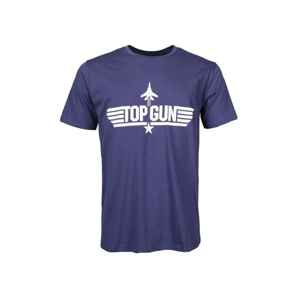 Top Gun T-shirt i farven navy blå