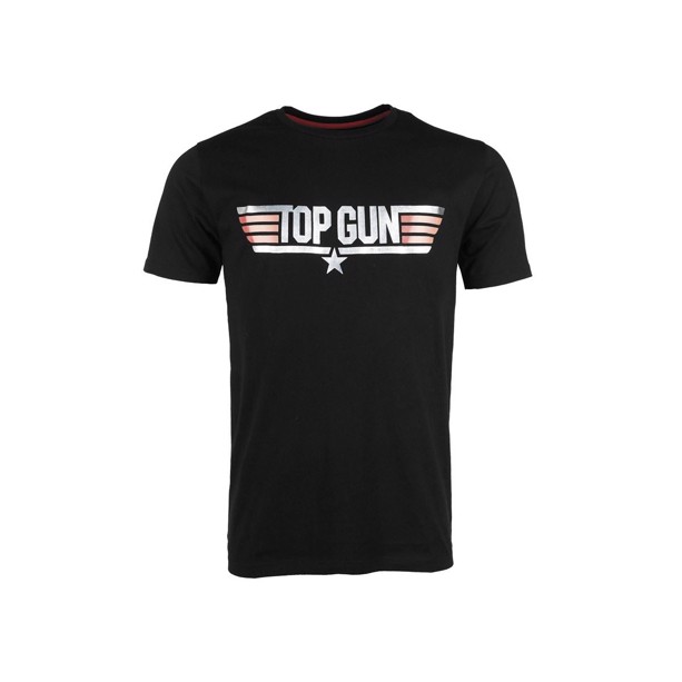 Top Gun T-shirt i farven sort