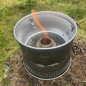 Trangia 25-1 UL Stormkøkken Jubilæumsmodel med Spritbrænder set i farven Northern Pine Miljø