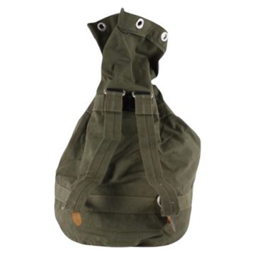 tysk militær Vadsæk med 2 skulderremme khaki set bagfra