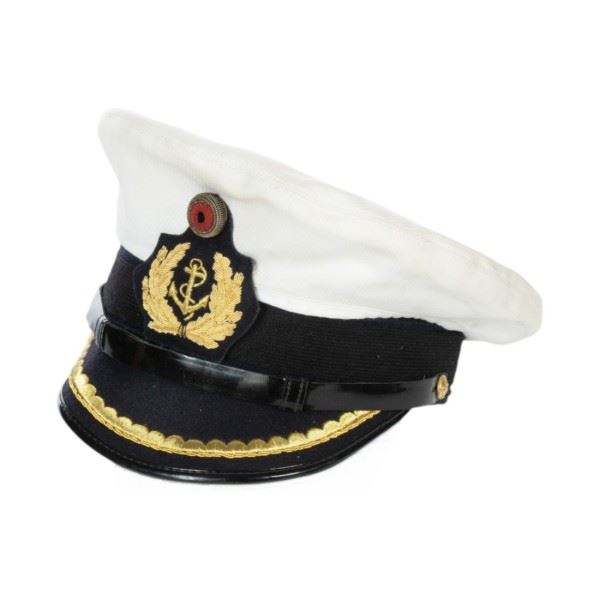 Tysk Marine Officer Kasket, Brugt