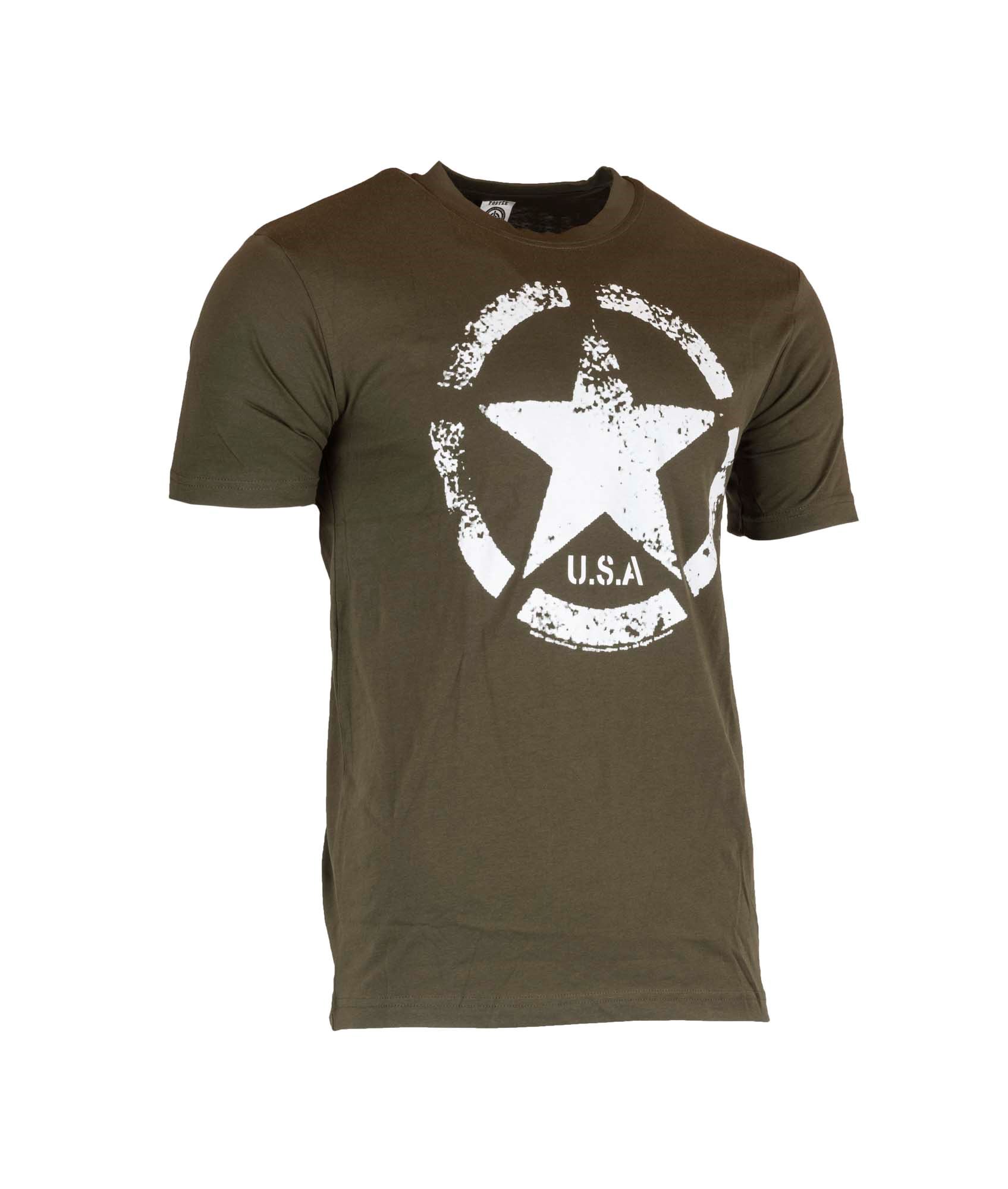 Intervenere storm koncept Køb US Armystar T-shirt, 100% bomuld hos 417.dk