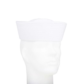 US navy sailor cap i hvid