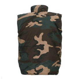 Vatteret børnevest i camouflage