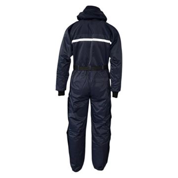 Viking Termokedeldragt fra Forsvaret med Foer, Marineblå, Ubrugt set bagfra