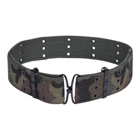 Webbingbælte i woodland camouflage