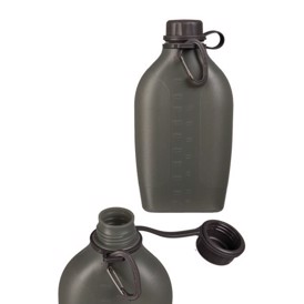 Wildo Explorer Drikkedunk med plads til 1 liter væske, set med karabinhage