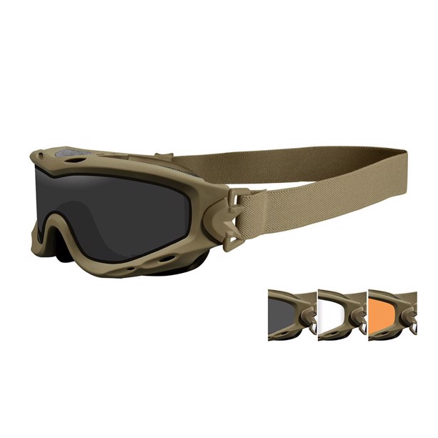 Wiley X Spear Dual beskyttelsesbriller i sandfarvet