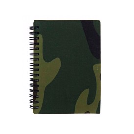 A6 camouflage notesbog