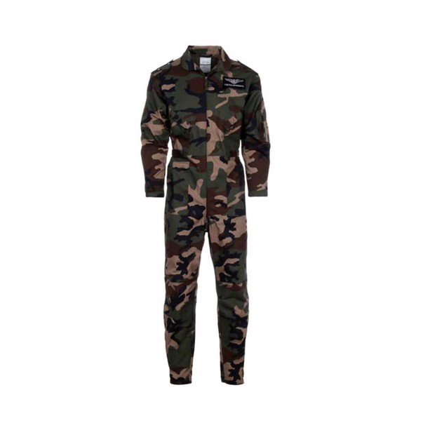 Camouflage kedeldragt til børn, Woodland, 4 år, XS