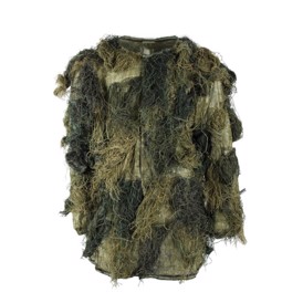 Ghillie suit jakke med woodland frynser