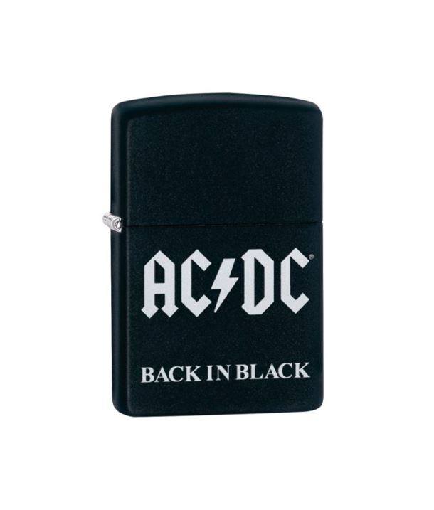 Mat Sort AC/DC Back In Black fra hos 417.dk