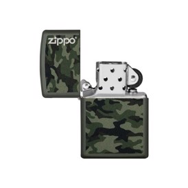 Zippo Lighter Camo set åben