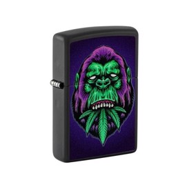 Zippo Lighter med Cannabis Gorilla Design