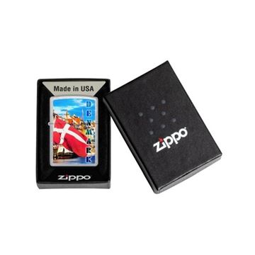 Zippo Lighter, Dansk Flag i Nyhavn set i æske
