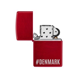 Zippo Lighter #Denmark set åben
