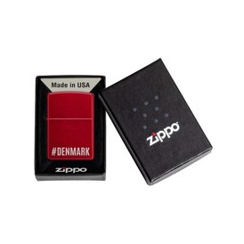 Zippo Lighter #Denmark set i gaveæske