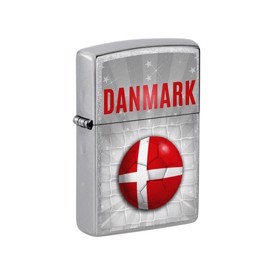 Zippo Lighter med fodbold, DK