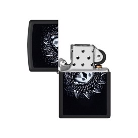 Zippo Lighter Dragon Eye Design set uden flamme