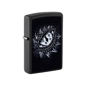 Zippo Lighter Dragon Eye Design set i vinkel