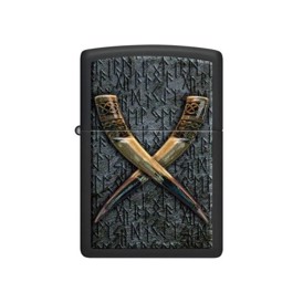 Zippo Lighter med Golden Horns Design