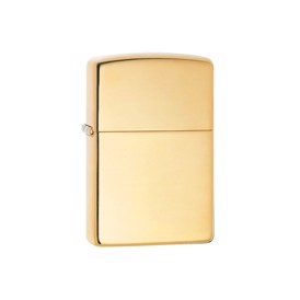 Højglans lighter fra Zippo i messing