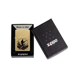 Zippo Lighter med Jæger og And Design set med æske