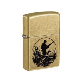 Zippo Lighter med Jæger og And Design