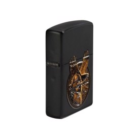 Zippo Lighter med Odin Design set i vinkel