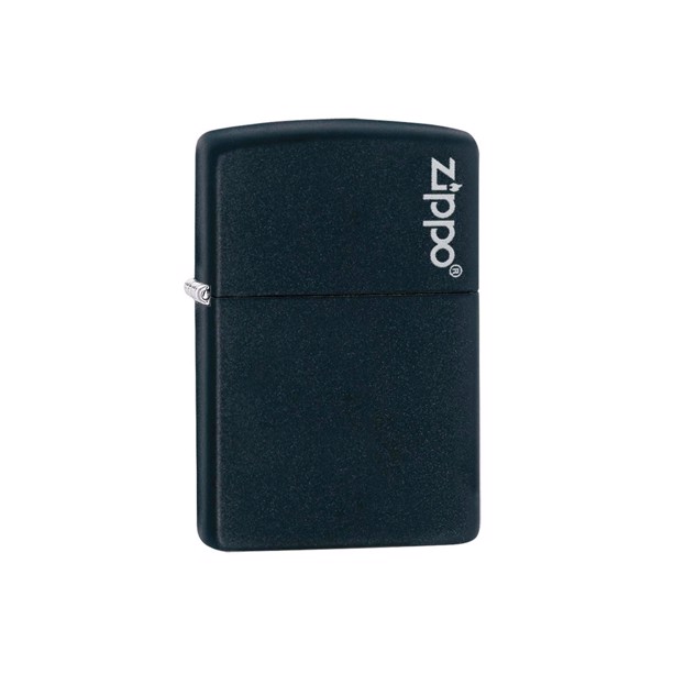 Zippo Logo lighter i mat sort