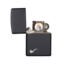 Pipe Zippo lighter med hul til flamme